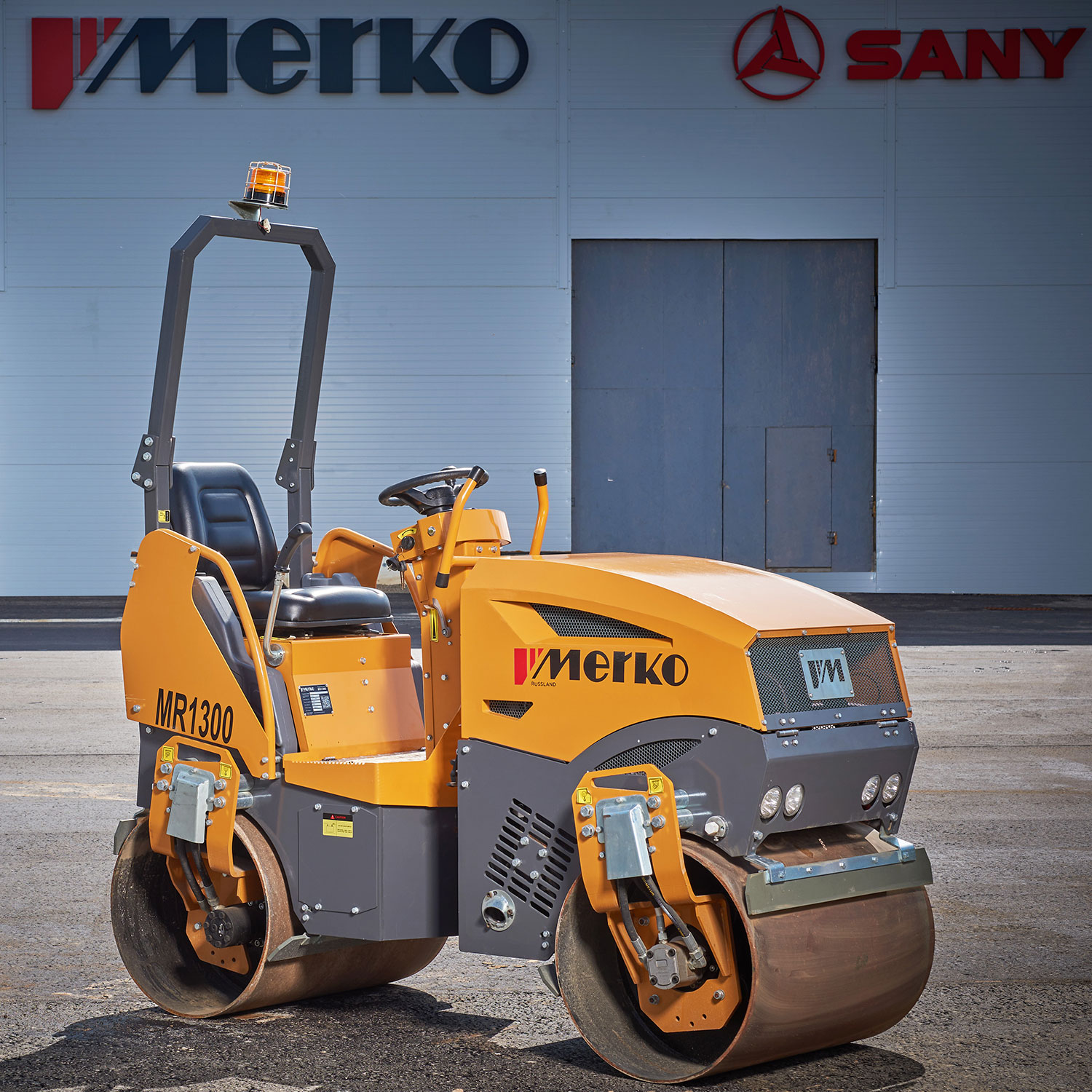 Тандемный вибрационный каток MERKO MR1300